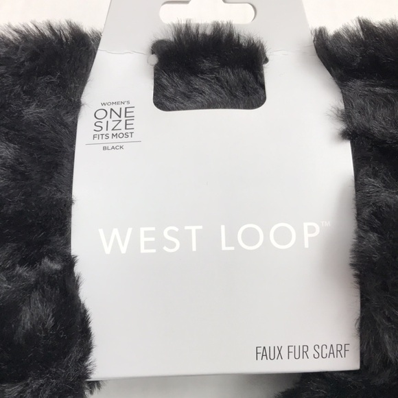 WEST LOOP FAUX FUR INFINITY SCARF - Picture 3 of 6